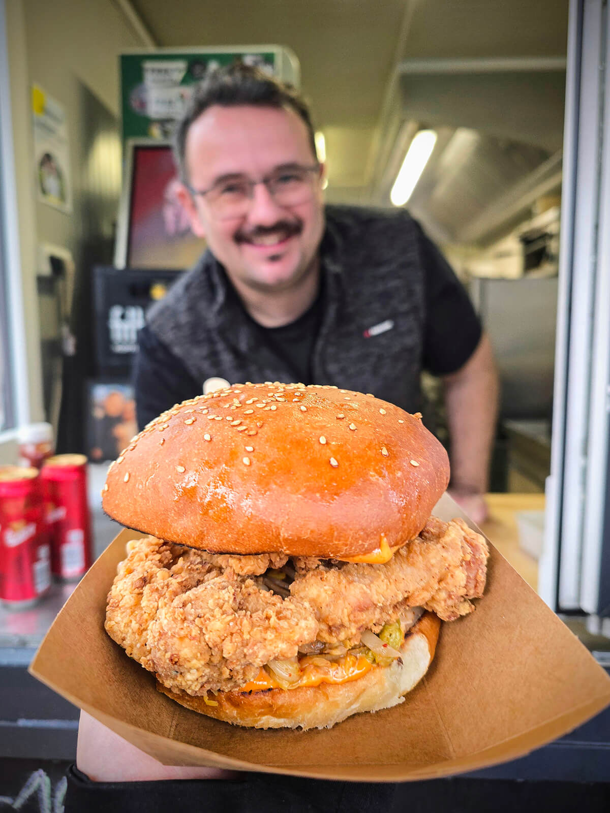 Žmoht, Chicken sandwich, highlight of the week