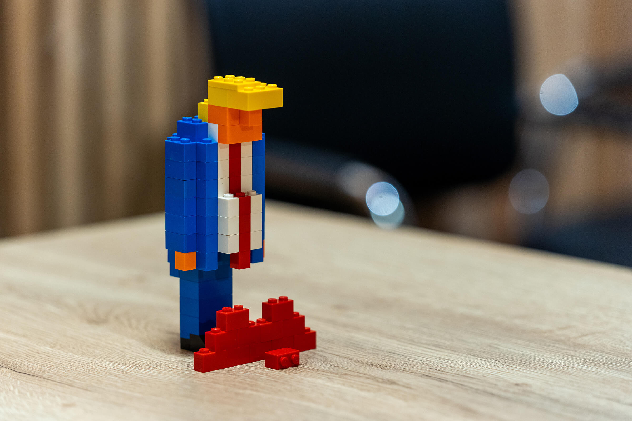 LEGO loser, MOC, Trump, wall