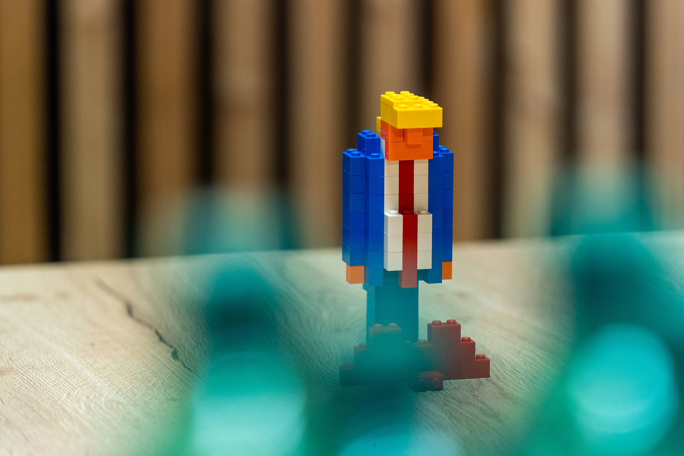 LEGO loser, MOC, Trump, wall