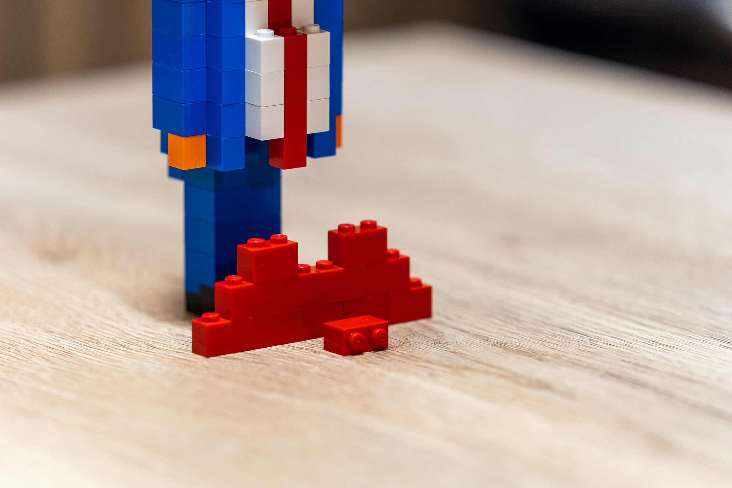 LEGO loser, MOC, Trump, wall