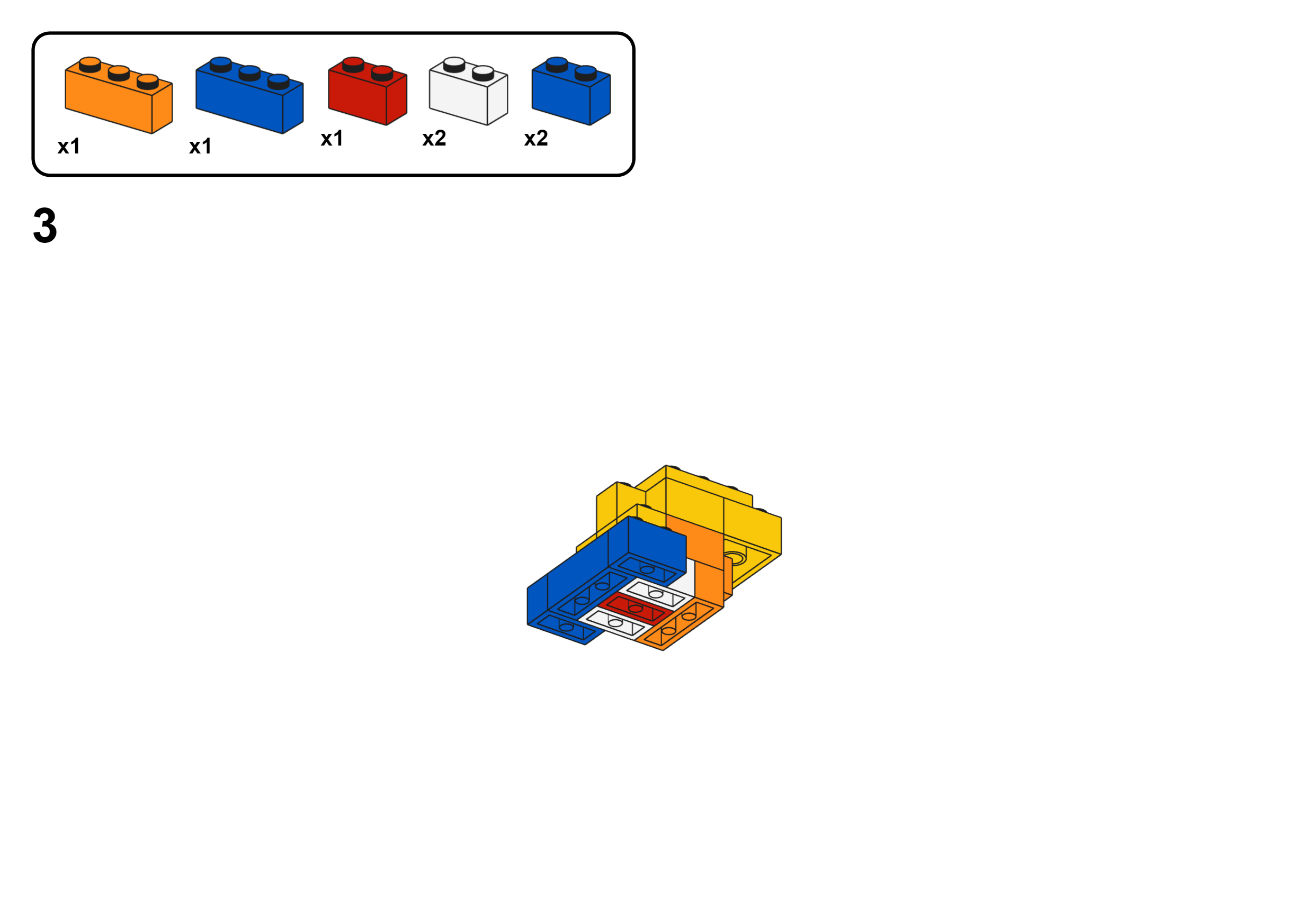 LEGO loser, MOC, Trump, wall, instructions, step by step