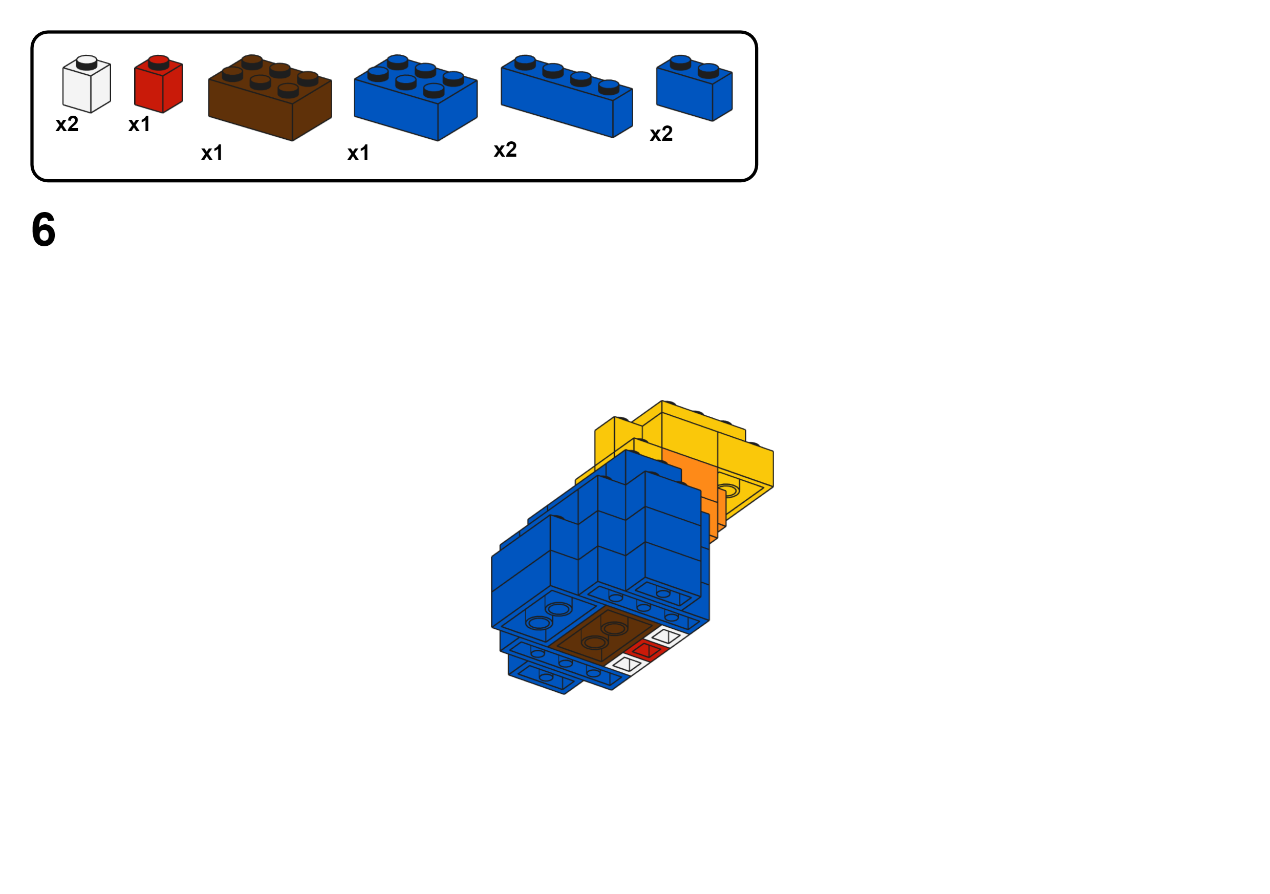 LEGO loser, MOC, Trump, wall, instructions, step by step