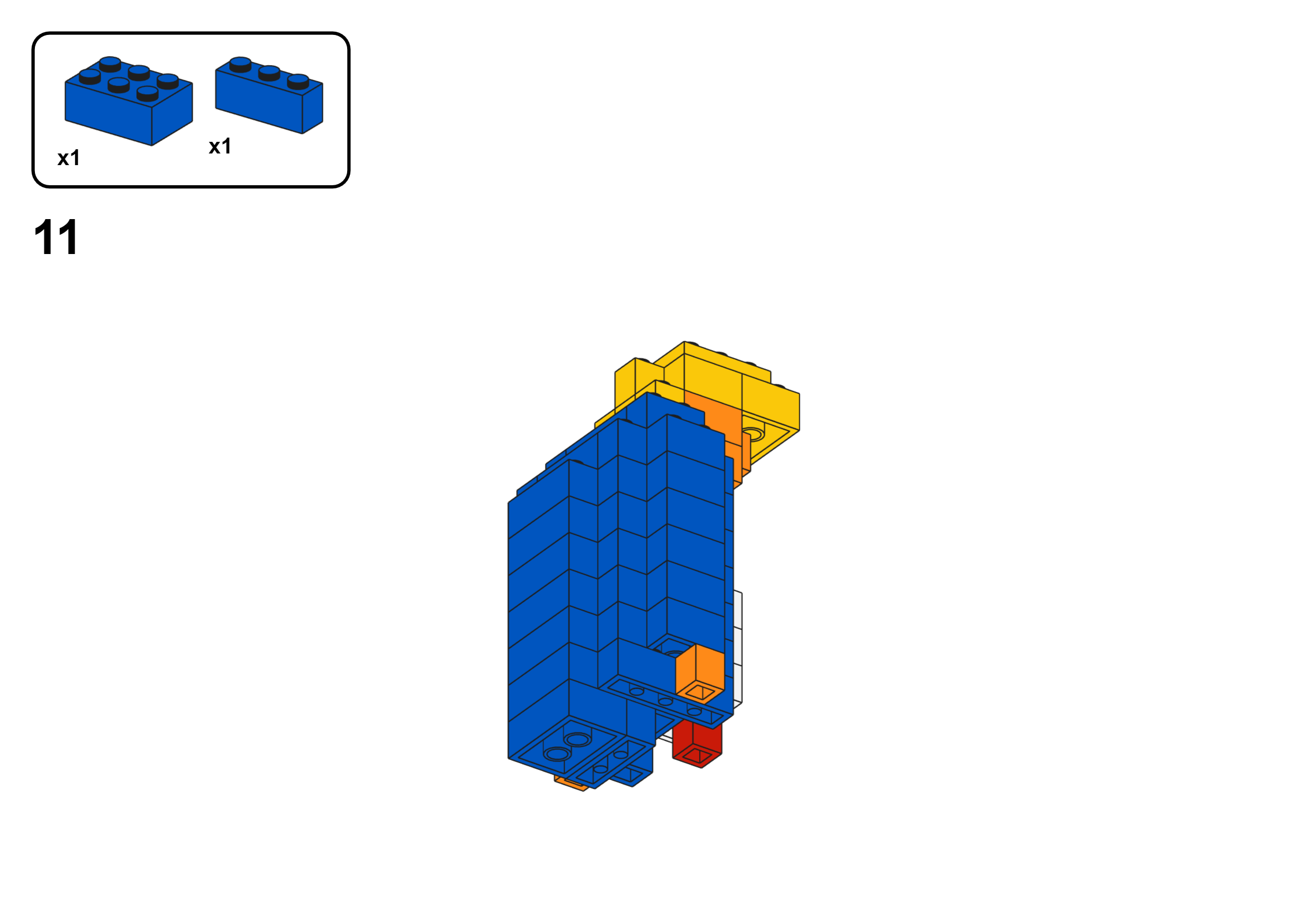 LEGO loser, MOC, Trump, wall, instructions, step by step