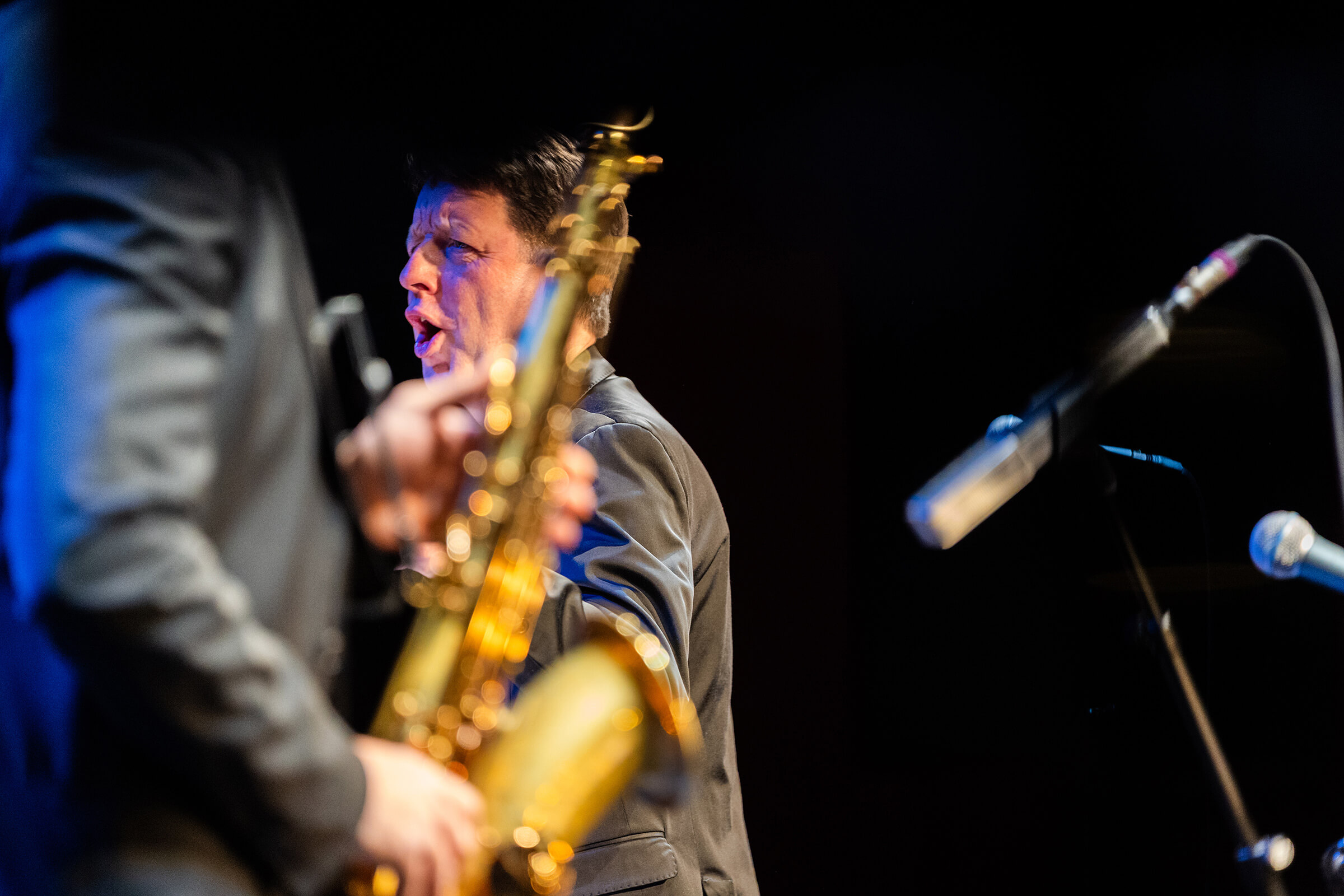 Tadej Tomšič, Jošt Lampret, Big Band RTV Slovenija, SiTi Teater, 2026, Foto Marko Alpner