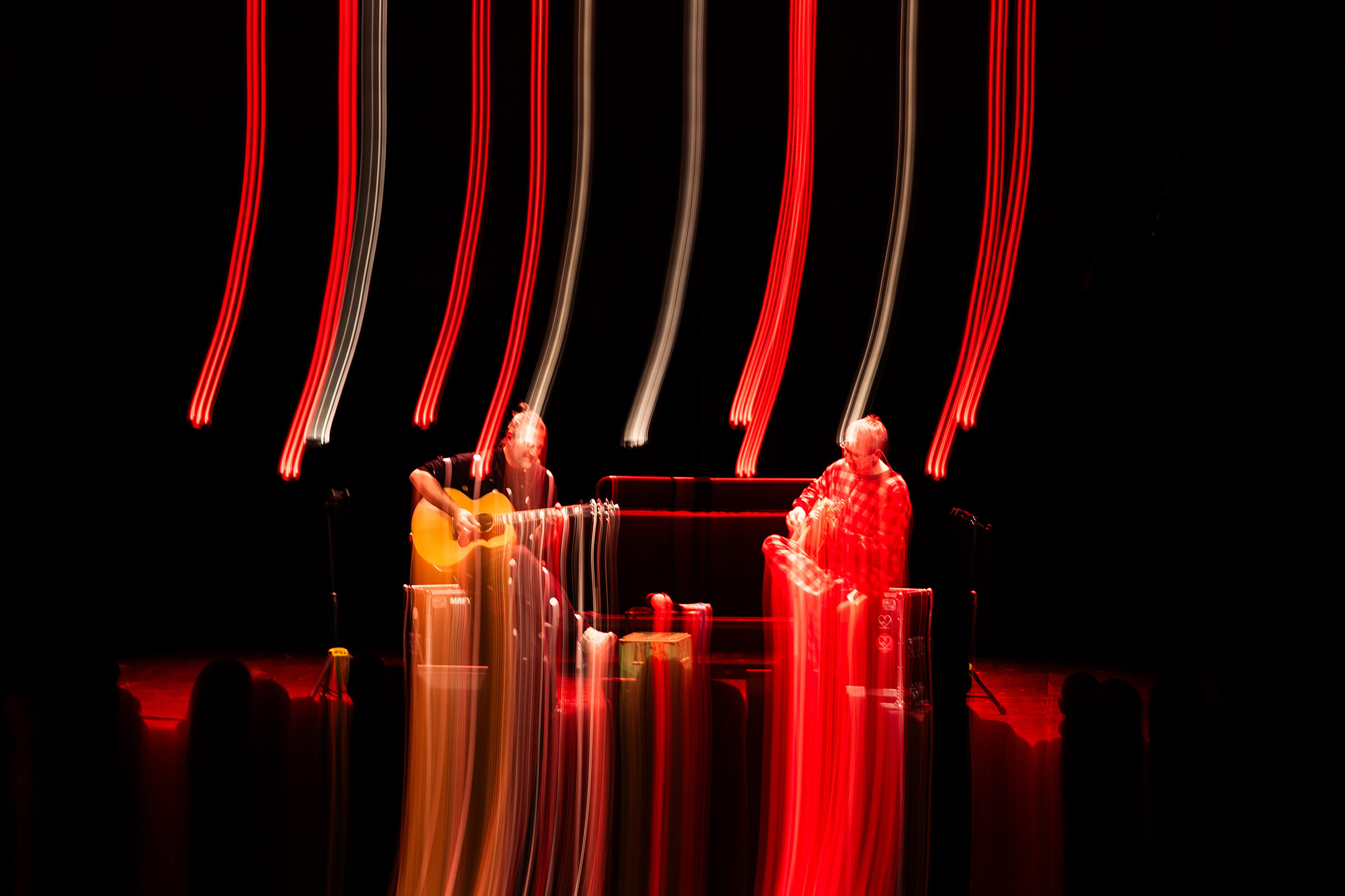 Matevž Hamo Šalehar, Miha Šalehar, Brata, predstava, Babewatch, Tribute 2 Love, SiTi Teater, Foto Marko Alpner