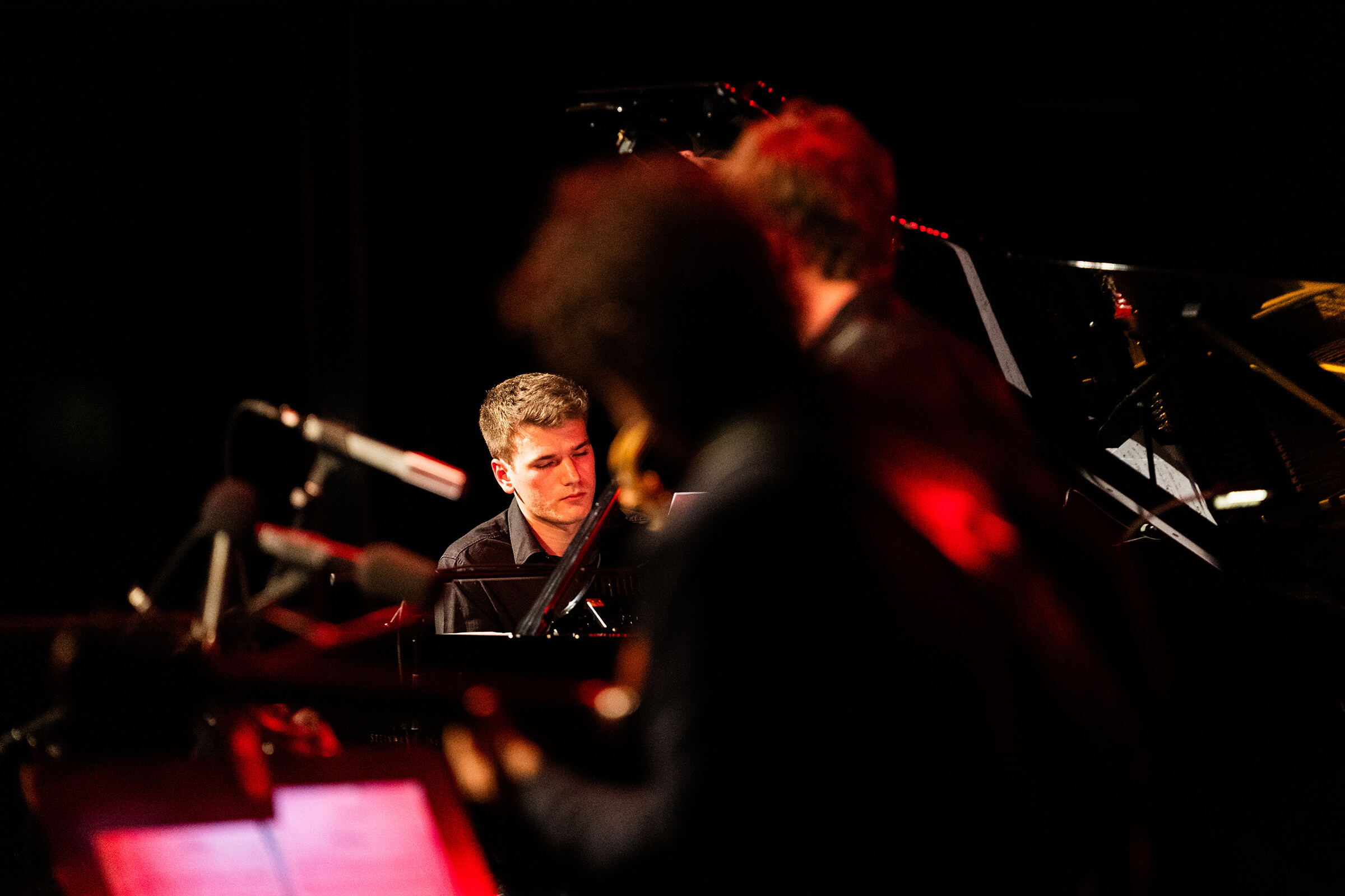 Blaž Pahor, David Mozetič, Being and Becoming, Cankarjev dom, 2026, Zvončki in trobentice, Klub CD, Marko Alpner