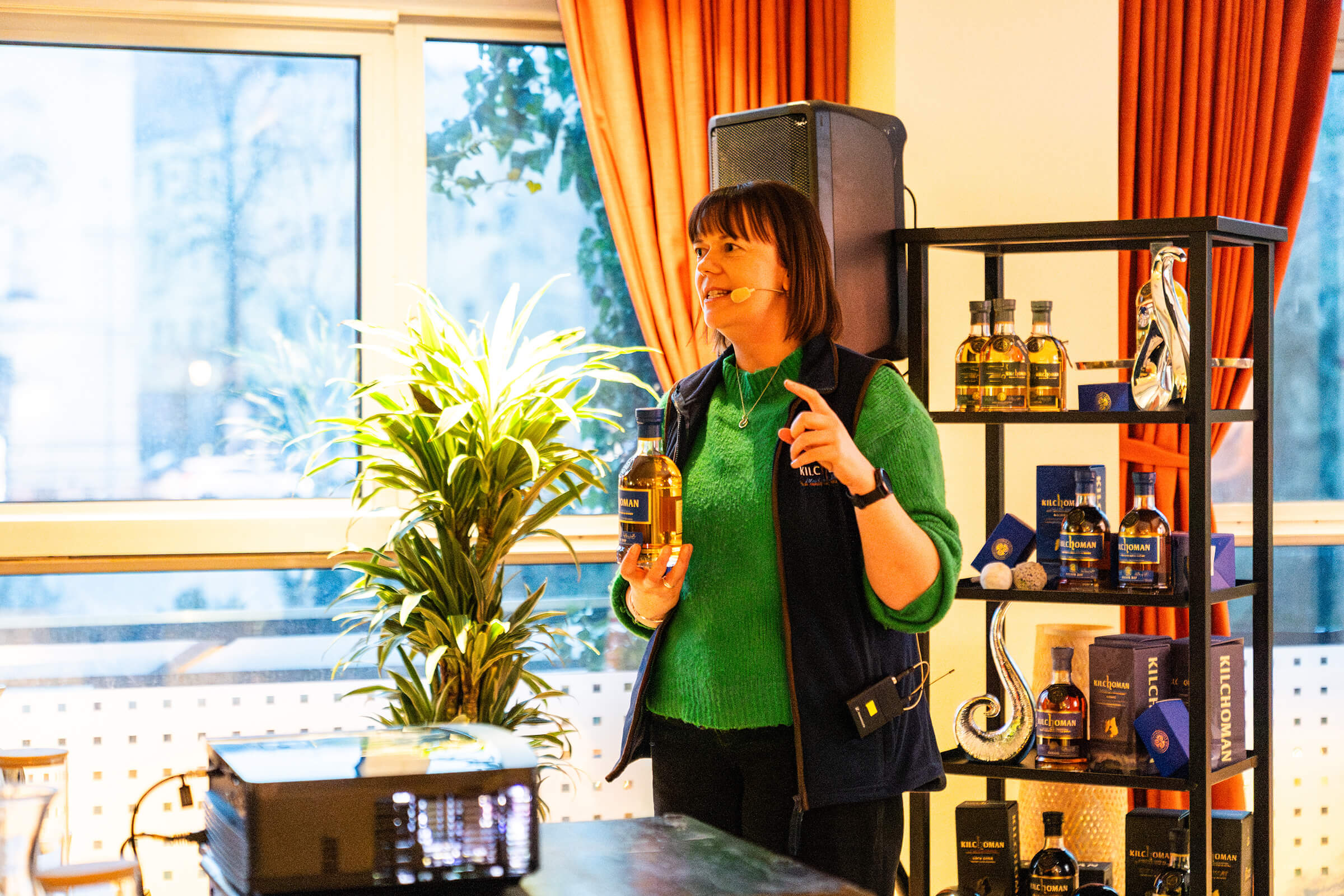 Kilchoman EU Tour 2026, KluBar, George Wills, Catherine MacMillan, Venka Vojo, Kranj 2026, Foto Marko Alpner