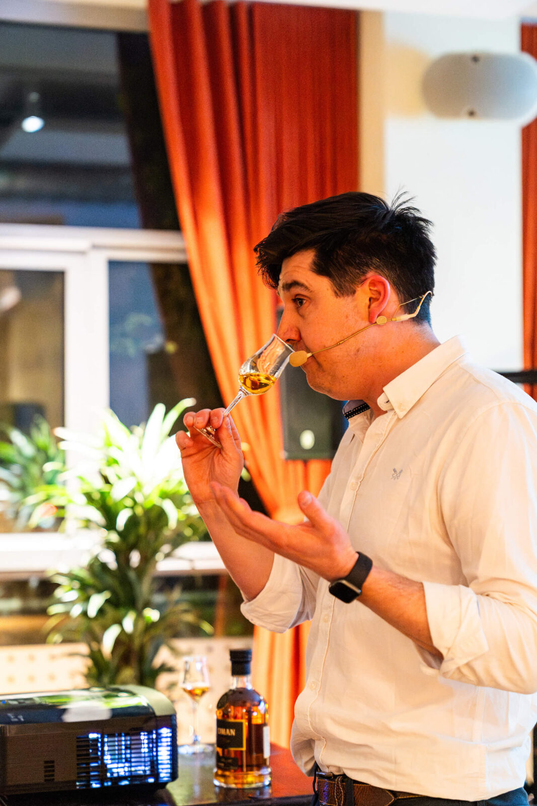 Kilchoman EU Tour 2026, KluBar, George Wills, Catherine MacMillan, Venka Vojo, Kranj 2026, Foto Marko Alpner