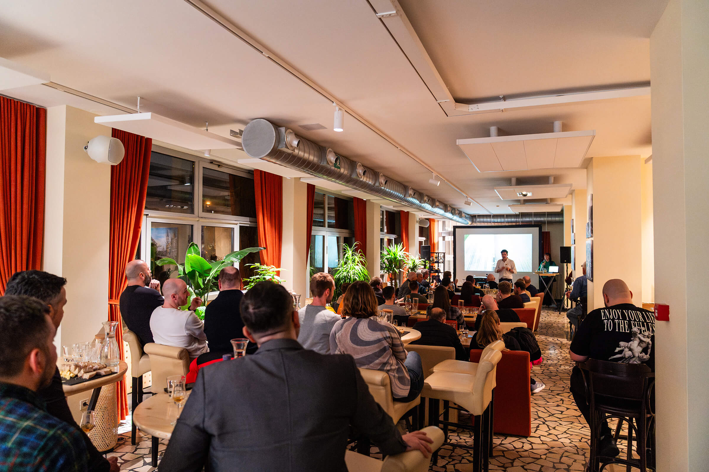 Kilchoman EU Tour 2026, KluBar, George Wills, Catherine MacMillan, Venka Vojo, Kranj 2026, Foto Marko Alpner