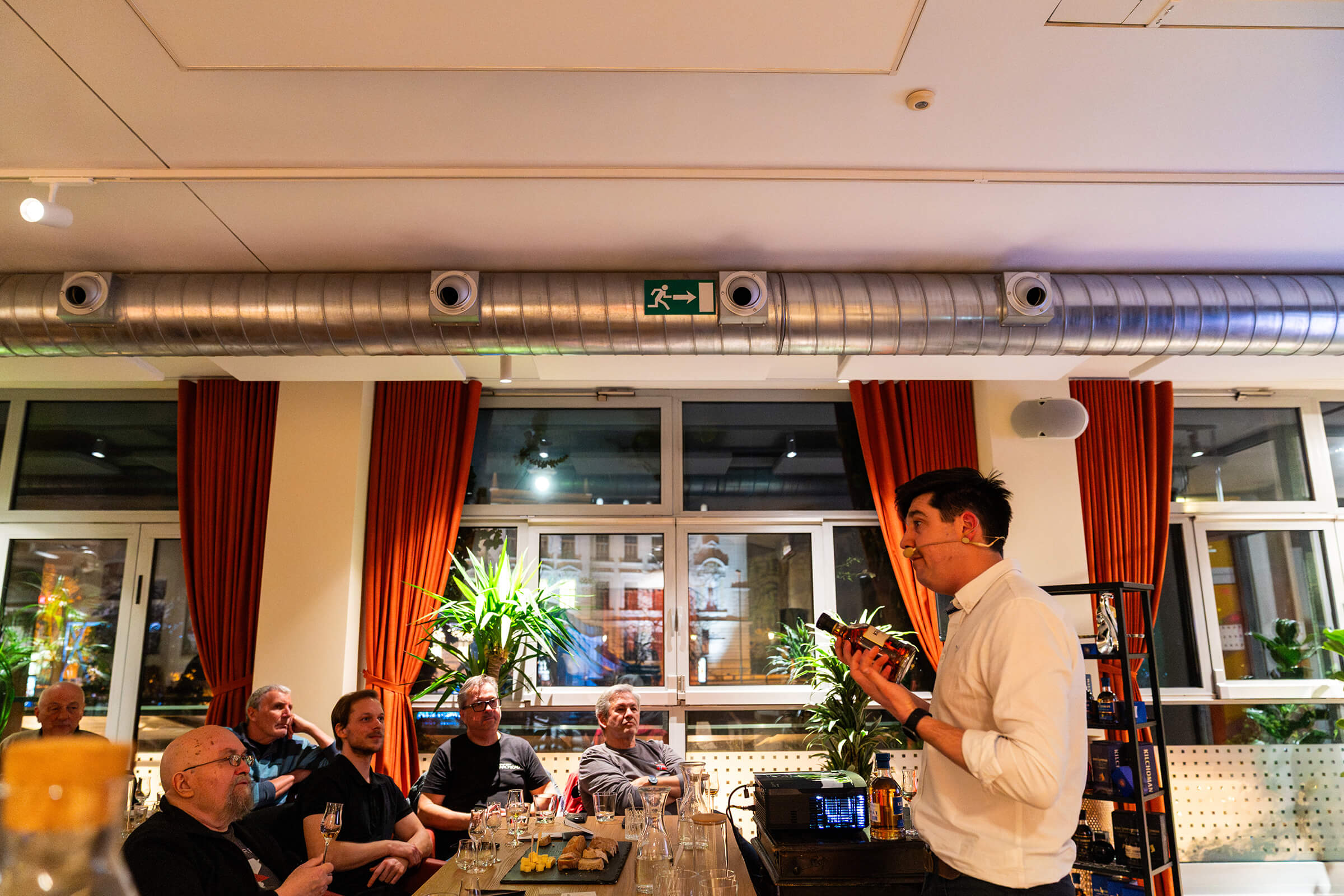 Kilchoman EU Tour 2026, KluBar, George Wills, Catherine MacMillan, Venka Vojo, Kranj 2026, Foto Marko Alpner