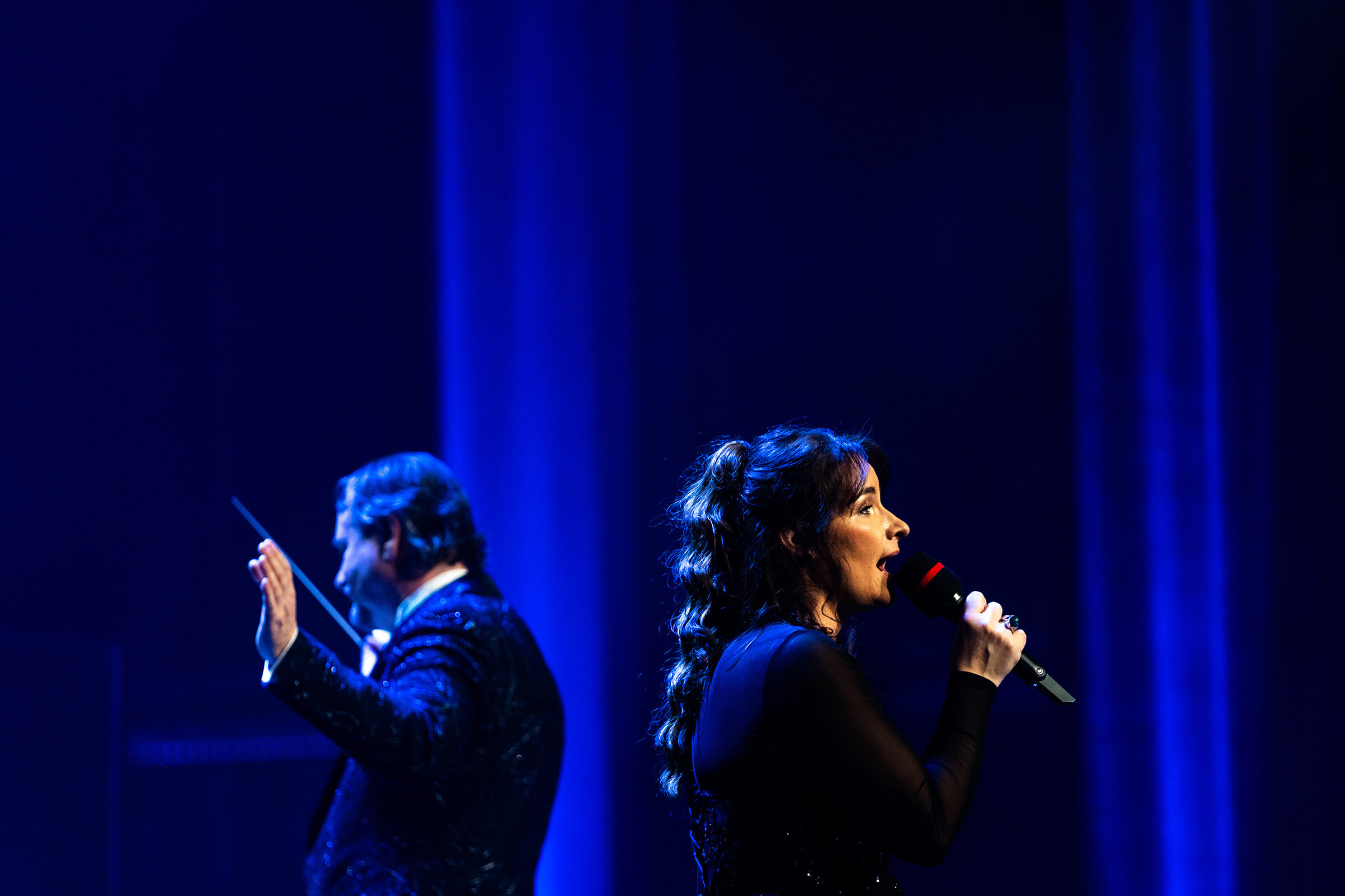 Ana Dežman, Elda Viler, poslovilni koncert, Cankarjev dom, Simfonični Orkester RTV, Big Band, Foto Marko Alpner