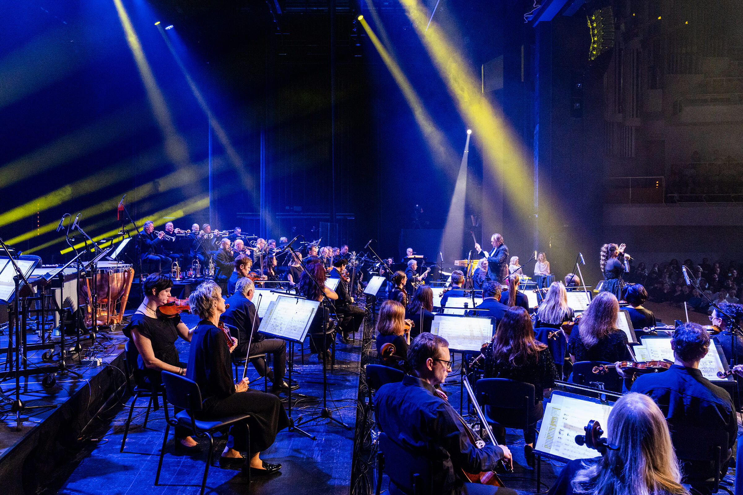Elda Viler, poslovilni koncert, Cankarjev dom, Simfonični Orkester RTV, Big Band, Foto Marko Alpner