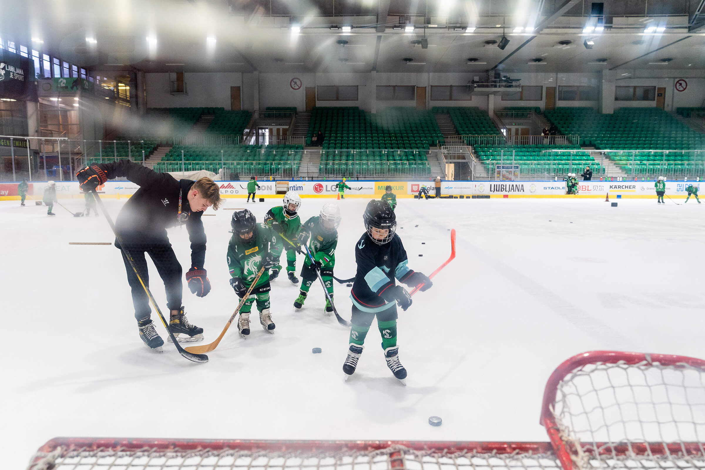 HK Olimpija, kids, hockey, Ljubljana magazine, Photo Marko Alpner