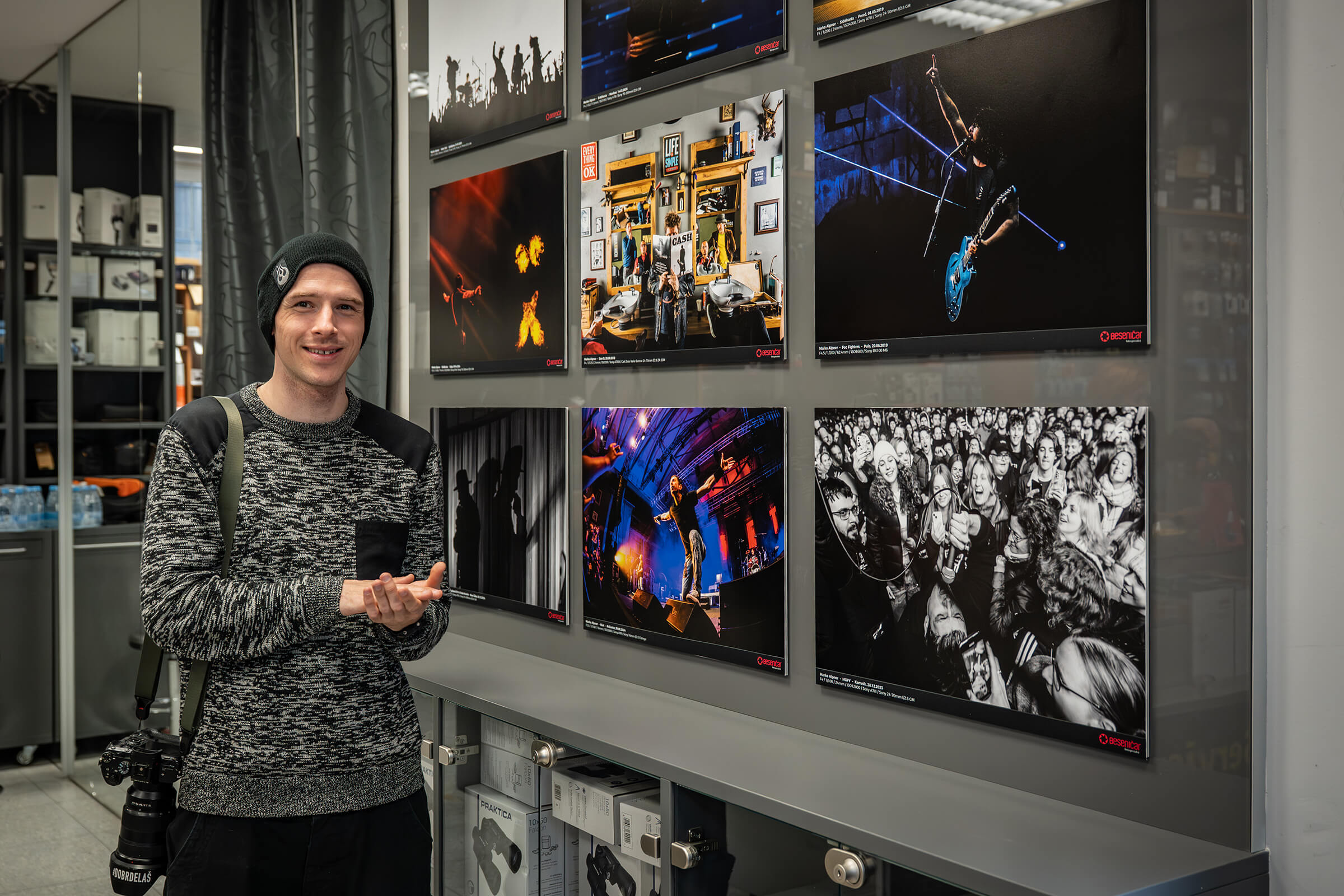 Marko Alpner, exhibition, Foto Beseničar, Ljubljana