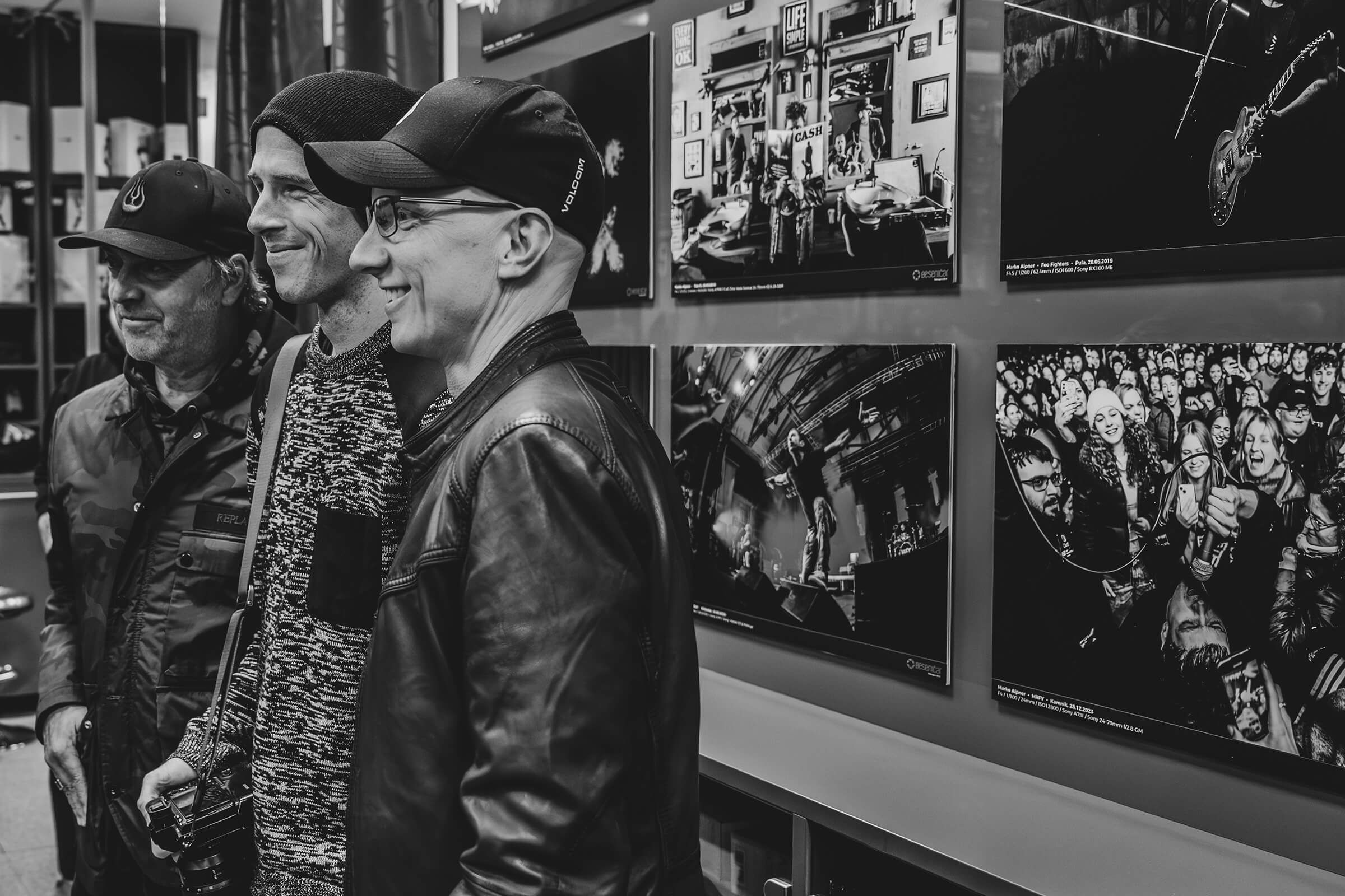 Janez Hace, Primož Benko, Marko Alpner, exhibition, Foto Beseničar, Ljubljana.
