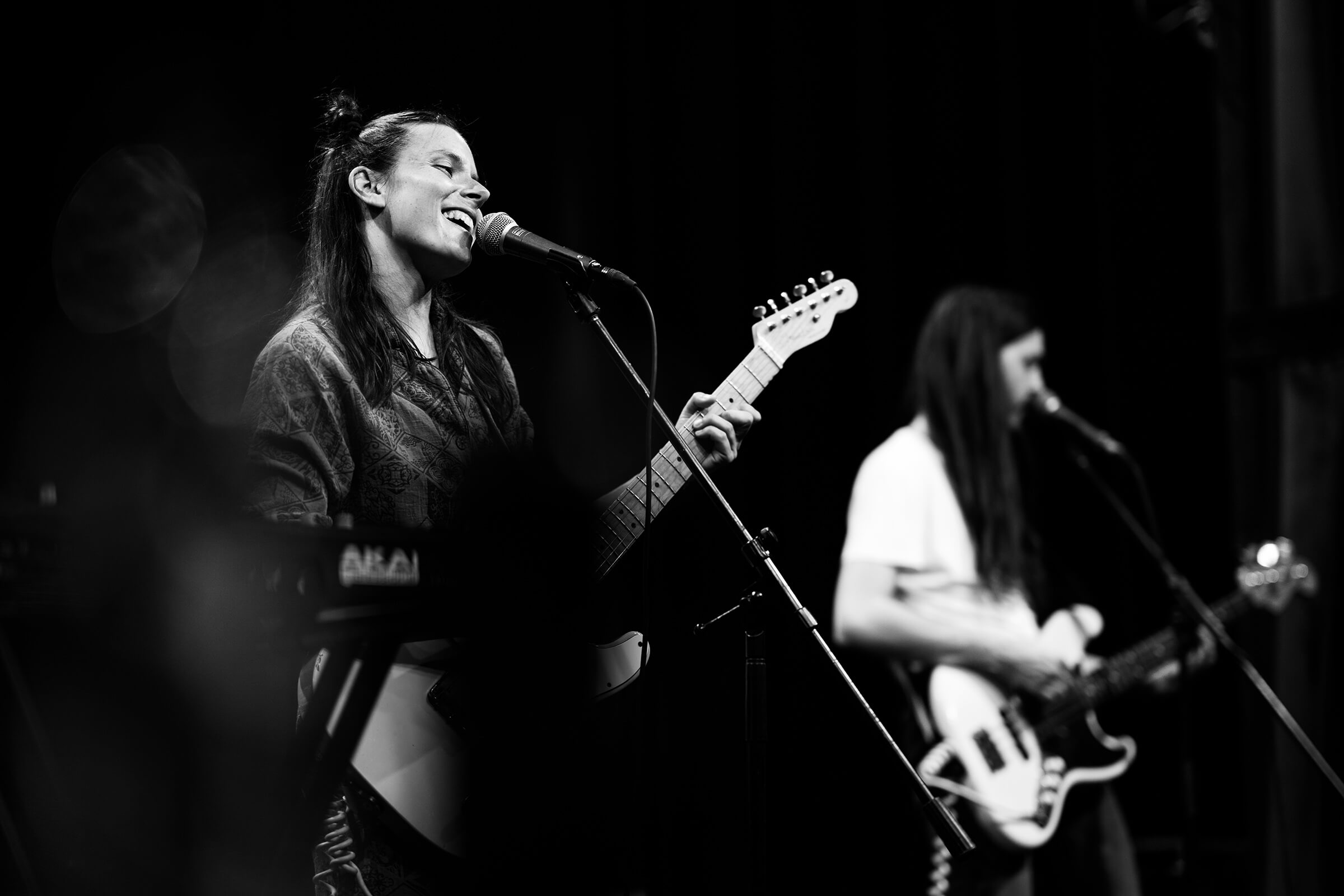 Manca Trampuš, 500 gigs, Koala Voice, Kisovec, Photo Marko Alpner, 2026, Black & White.