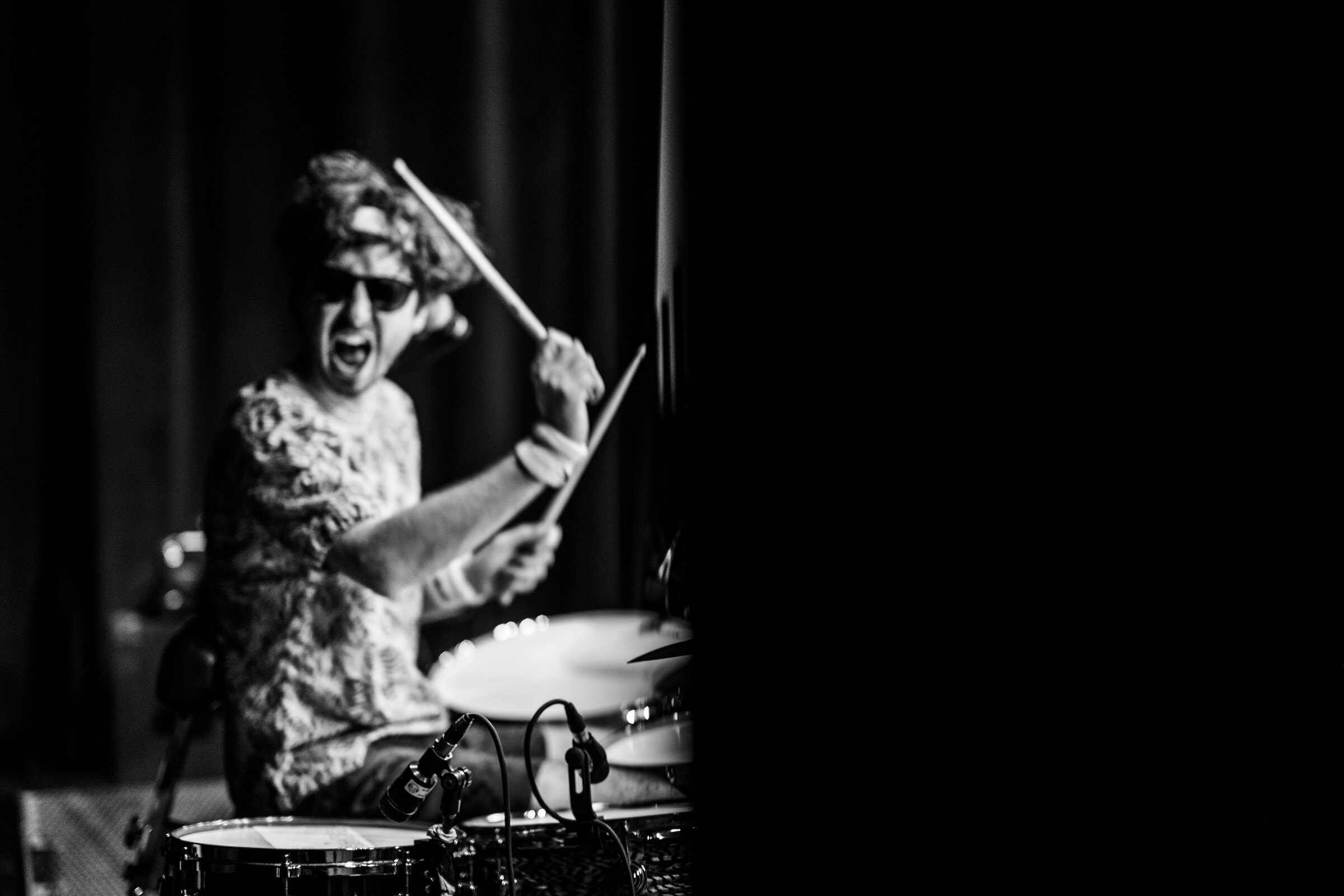 Focus, 500 gigs, Koala Voice, Kisovec, Photo Marko Alpner, 2026, Black & White.