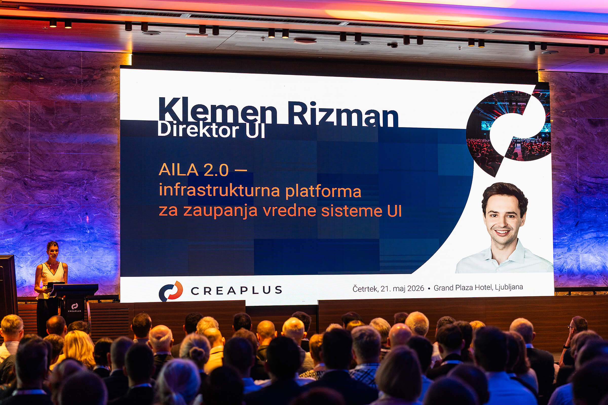 Klemen Rizman, CREAPLUS AI Day, Grand Plaza