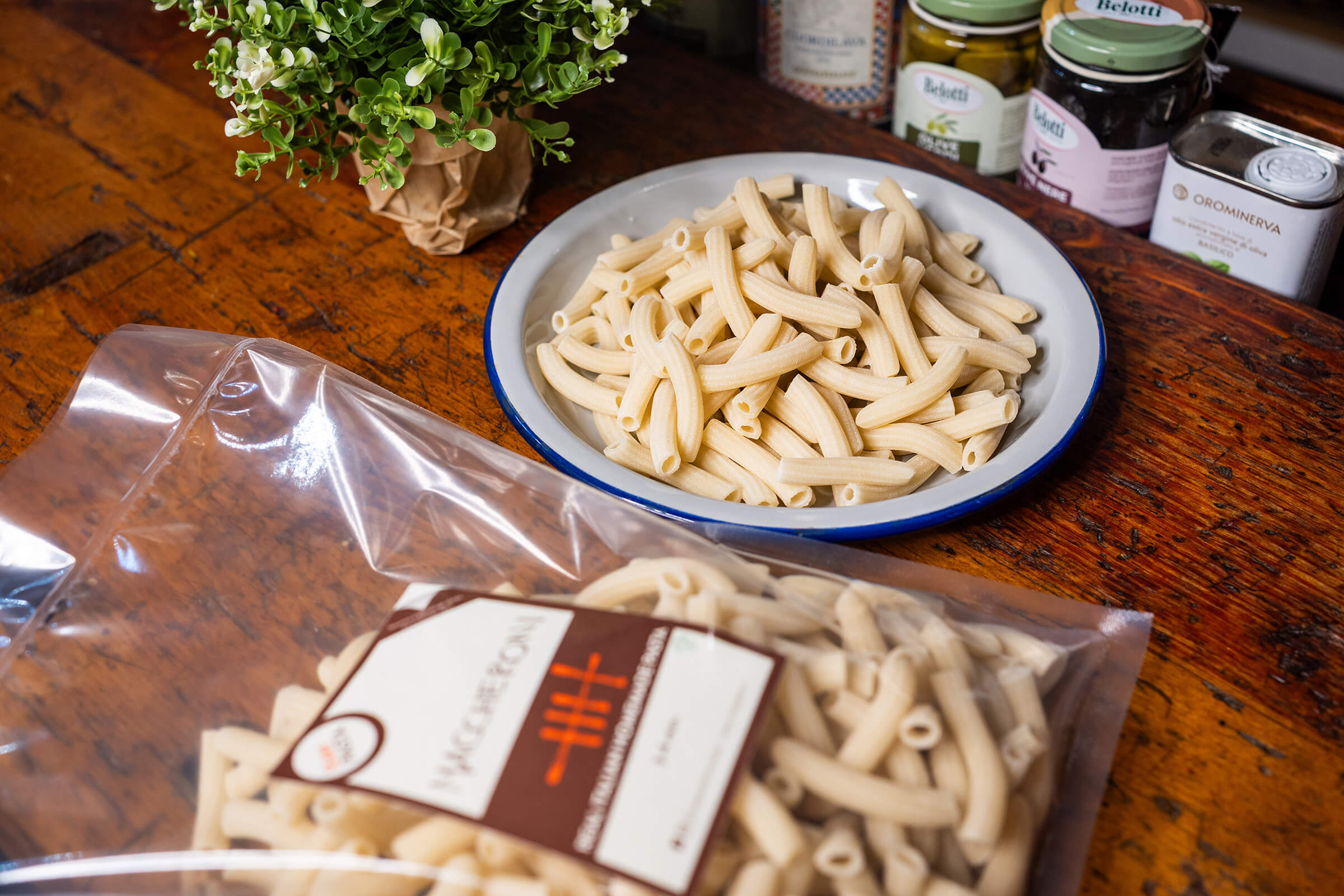 Carbonara, Raw Pasta
