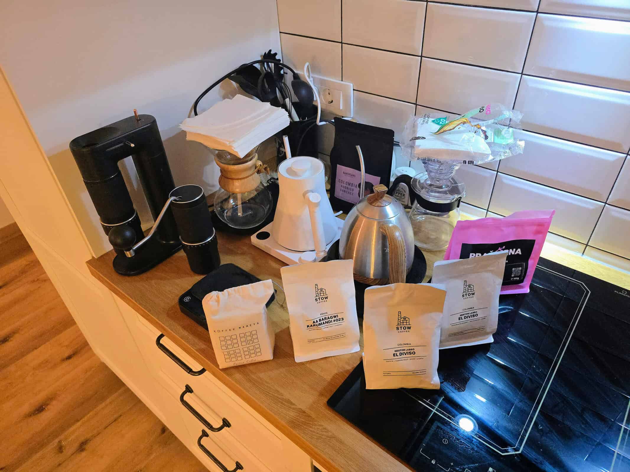 Coffee corner, music festival, Tolminator, Stow, Pražarna, V60, Tim Hafner, Marko Alpner