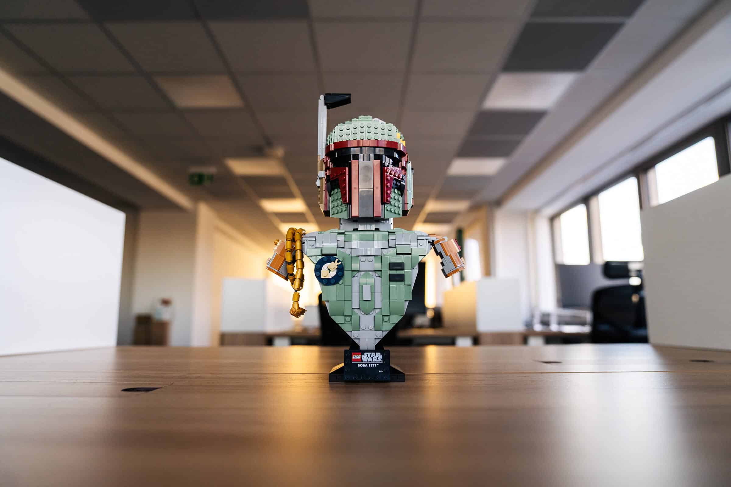 Boba Fett, Lego, Star Wars Custom MOC bust