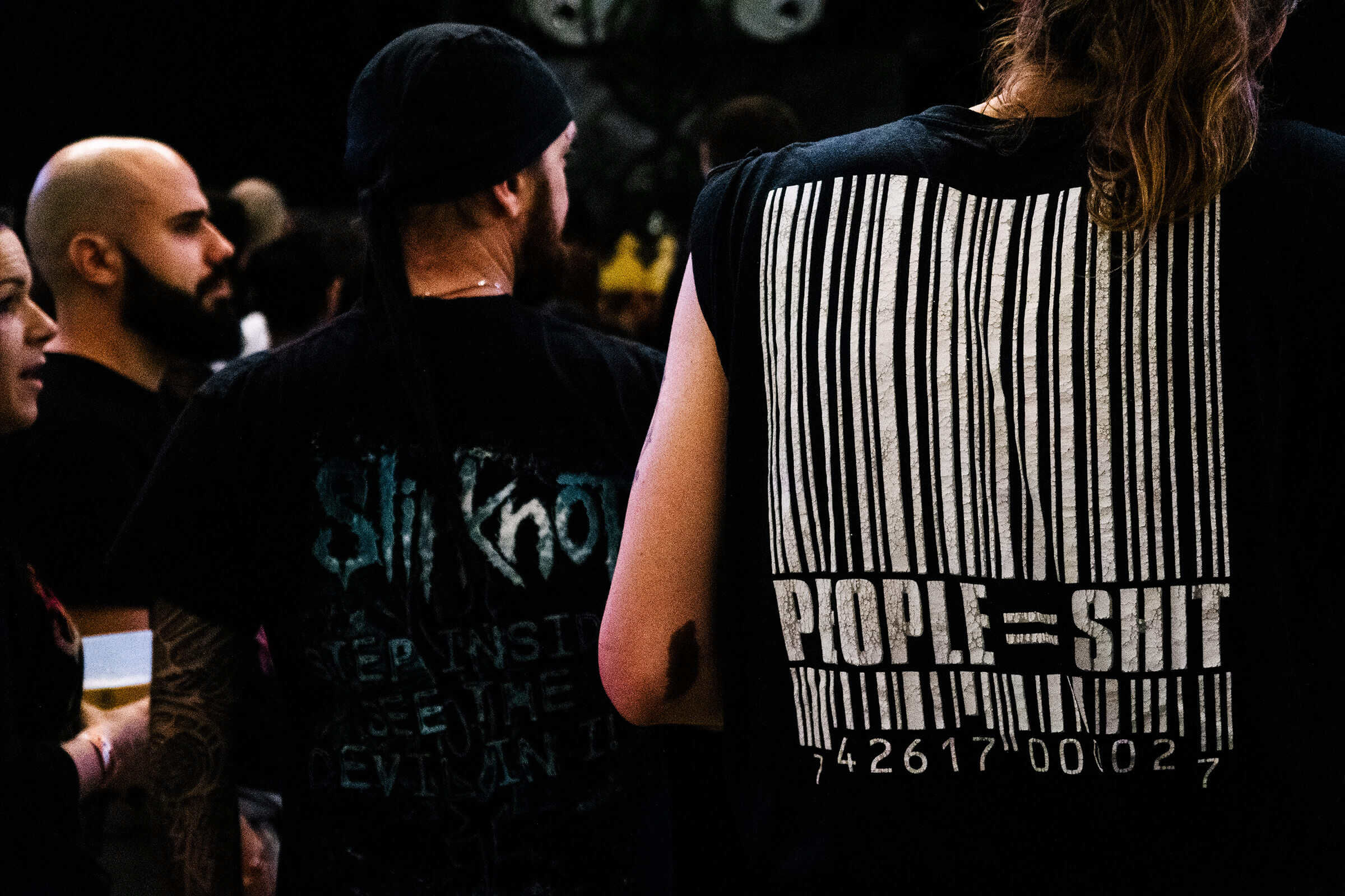 People = Shit, merch, t-shirt, Slipknot, Wiener Stadthalle, Vienna, Canon G7X, Photo Marko Alpner